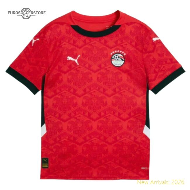Durable Egypt Kids 20242025 Home Shirt () Sleek Slim Modern