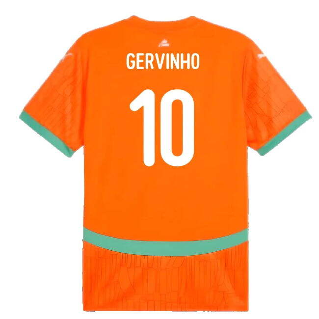Gervinho 10 Unique Ivory Coast Home Exclusive Kit 2024-2025