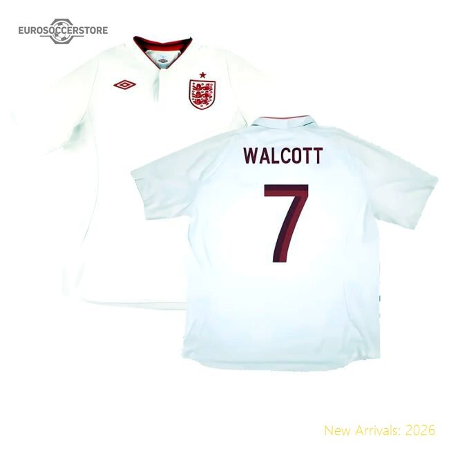Authentic England 2024-2025 Official Home Shirt Temperature-control