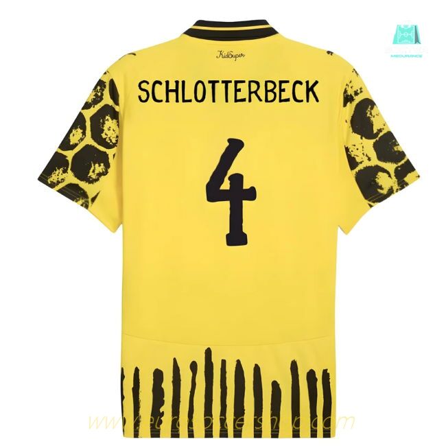 2025-2026 KIDSUPER x Borussia Dortmund CWC Home Shirt (Schlotterbeck 4)