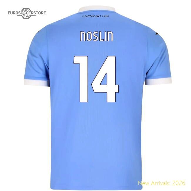 Popular Match-Day 2025-2026 Lazio Home Shirt (Kids) (Noslin 14)