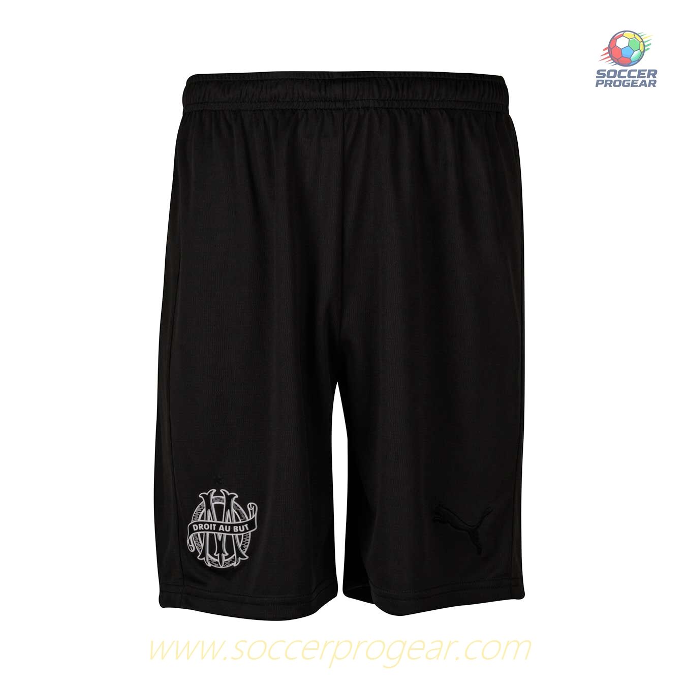 OM Fan Edition 125th Anniversary Black Kids Edition Jersey Set Soccer Jersey