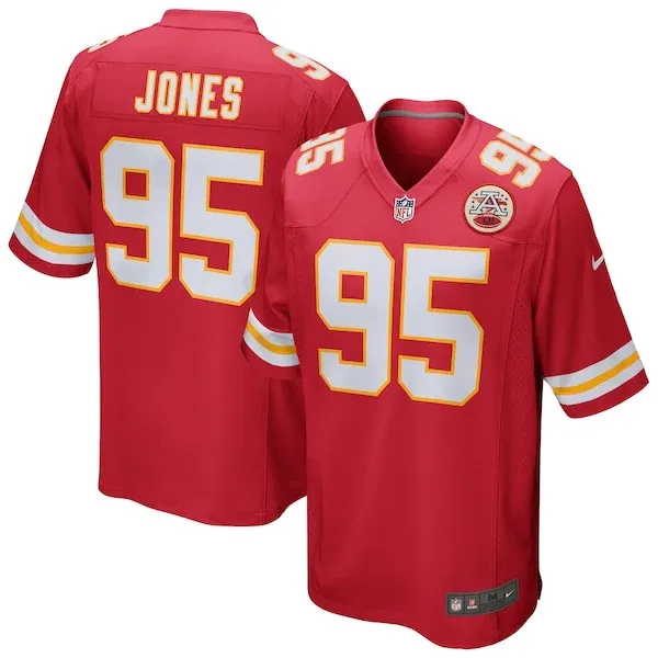 Kansas City Chiefs Chris Jones Game Jersey - Red | NFL Player Jersey
