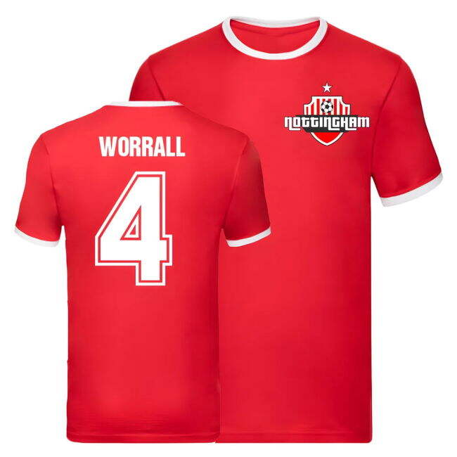 Cost-Effective Joe Worrall Nottingham Forest Ringer Tee (Red) 2025-...