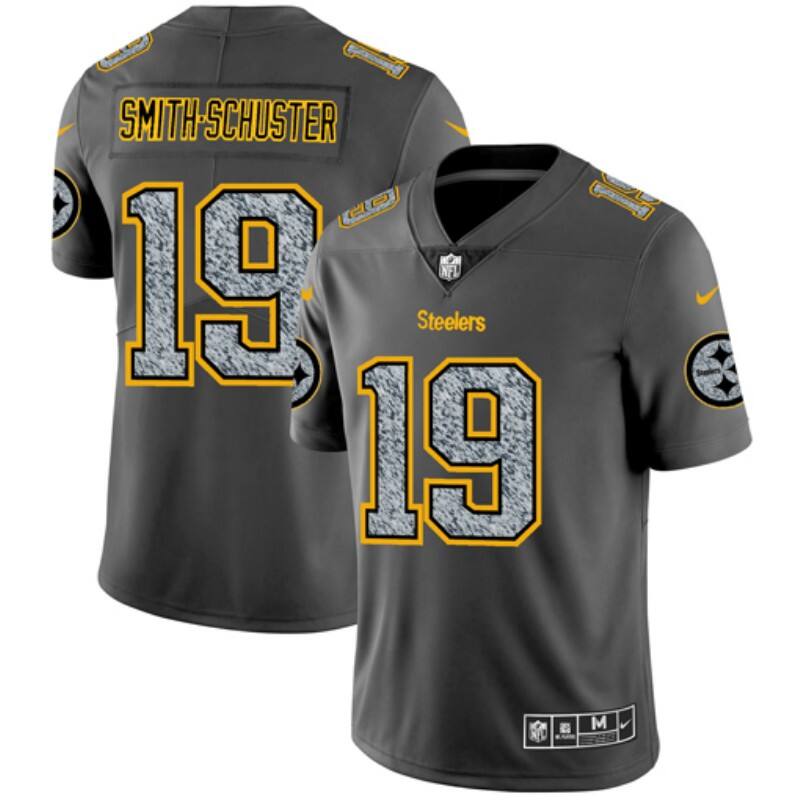 Authentic Pittsburgh #None Gray Gray Fashion Limited NFL Jersey Game