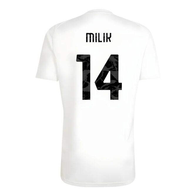 2025-2026 Juventus Training Shirt (White) (Milik 14)