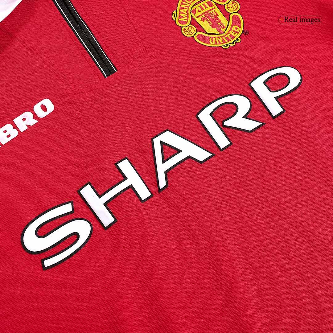 Vintage Soccer Jersey Manchester United Home Long Sleeve 1998/99