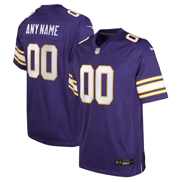 None Game NFL Jersey - Purple | Official Football Apparel | NFL Footba