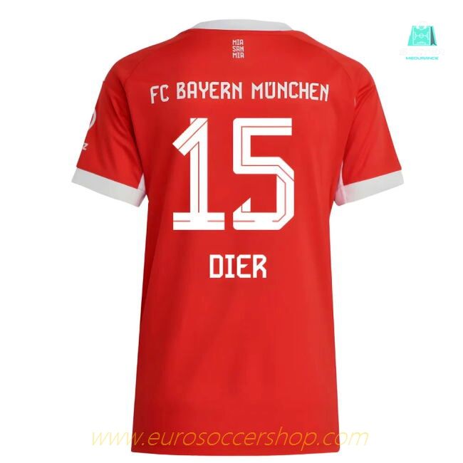 2025-2026 Bayern Munich Home Shirt (Womens) (Dier 15)