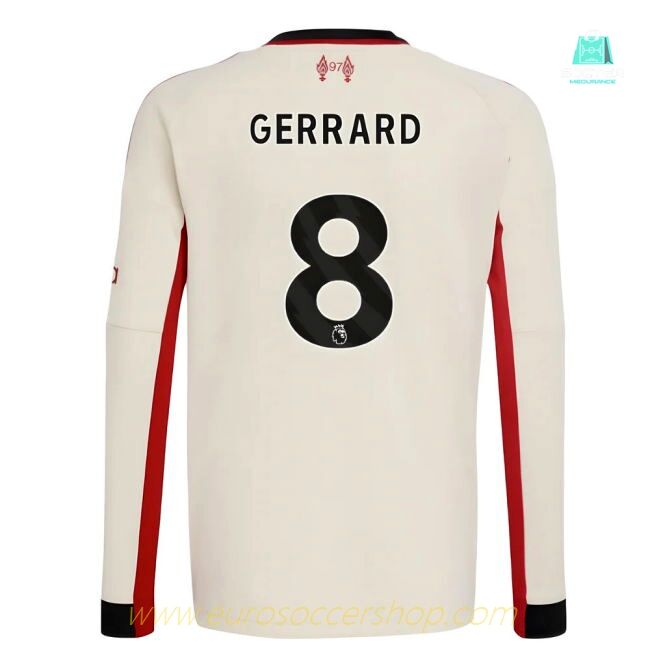 2025-2026 Liverpool Away Long Sleeve Shirt (Kids) (Gerrard 8)