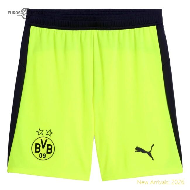 Elite 2025-2026 Borussia Dortmund Away Match Shorts (yellow)
