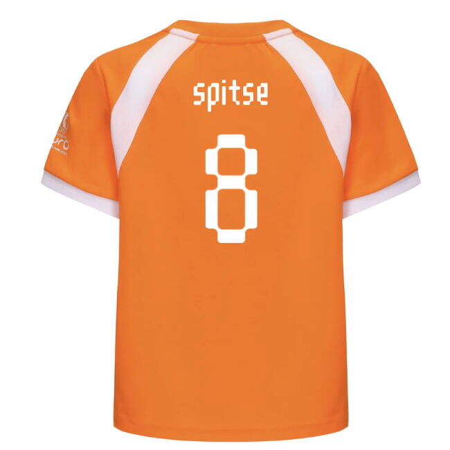 Pro Style Netherlands Top Level Home Player Jersey (Spitse 8) (Kids)