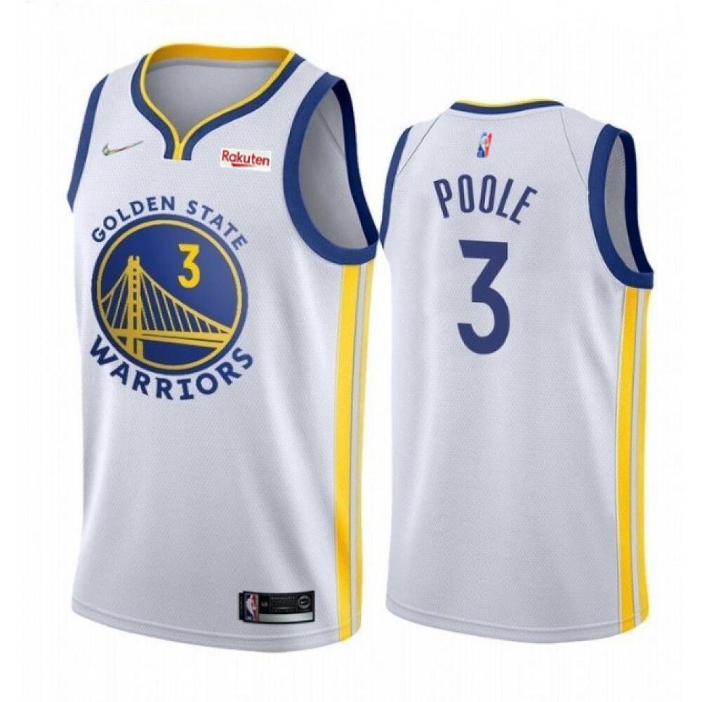 High-Quality 3 Golden State Warriors Jersey White - - Basketball Fan Gear