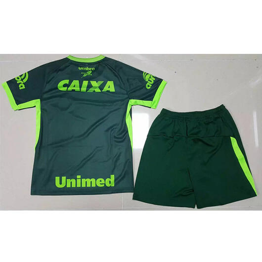 Kids Chapecoense Third 201617 Soccer Jersey ShirtShorts - Official