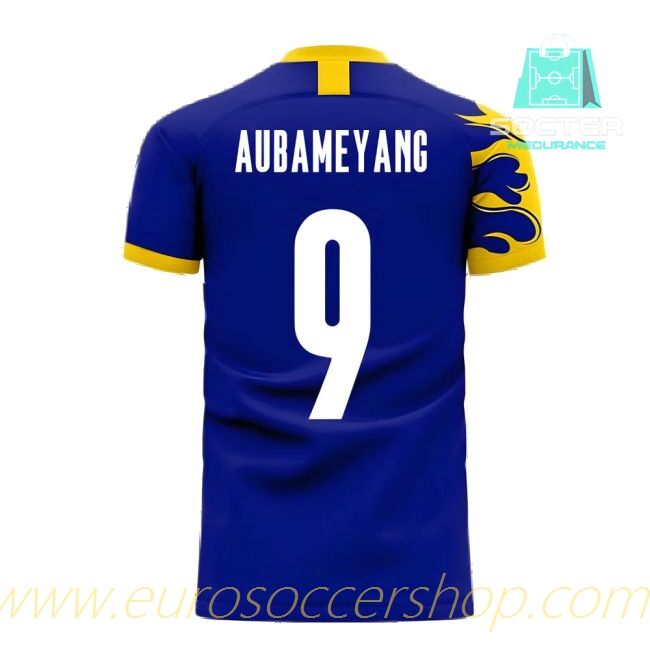 2025-26 Edition Gabon Authentic Away Shirt Libero (AUBAMEYANG 9)