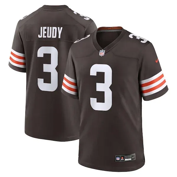 Performance None Game Jersey - Premium Brown NFL Fan Jersey | Game ...