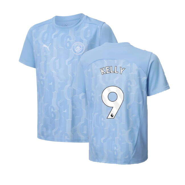 Enthusiastic Football Man City Prematch Ss Shirt Light Blue Kids K...