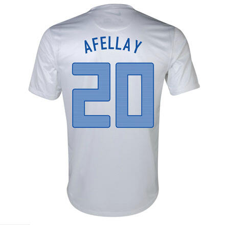 2013 Netherlands 20 Afellay Away White Jersey Shirt - Official