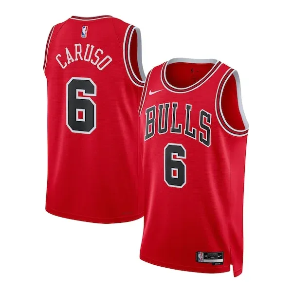 Alex Caruso CHI Premium-Quality Swingman Jersey - Red - Fan Favorite