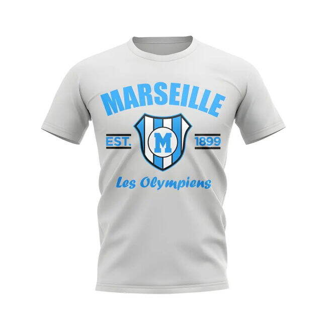 Marseille Established Football T-Shirt (White)