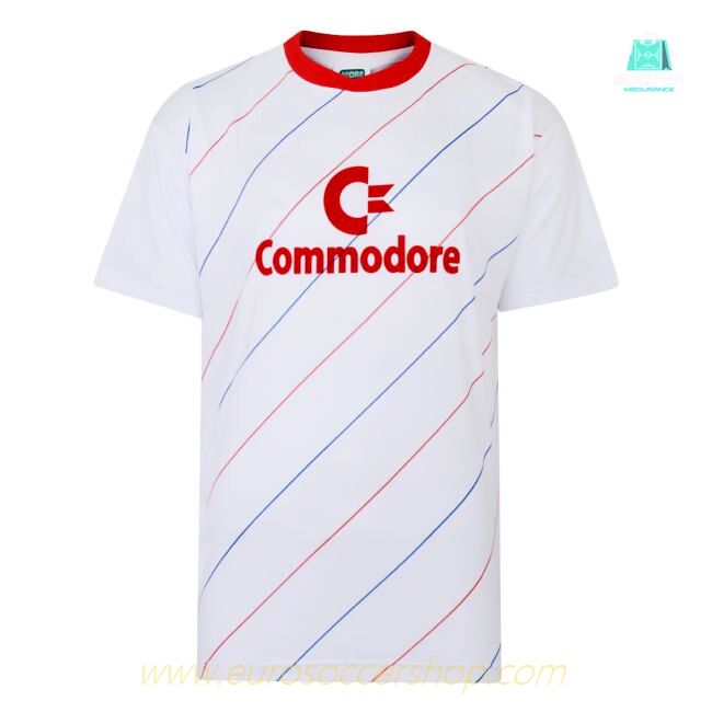 Score Draw Bayern Commodore 1984 Auswar Trikot Retro Football Shirt