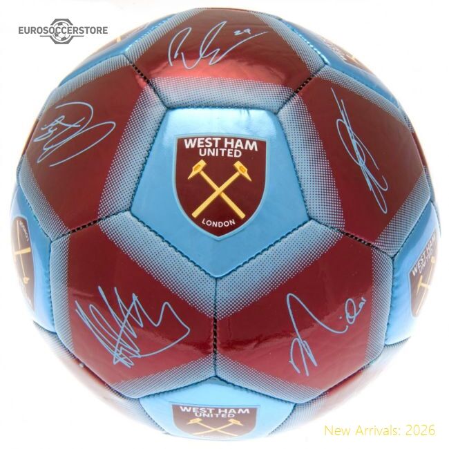 Luxury West Ham United Fc Signature Football - Authentic Design
