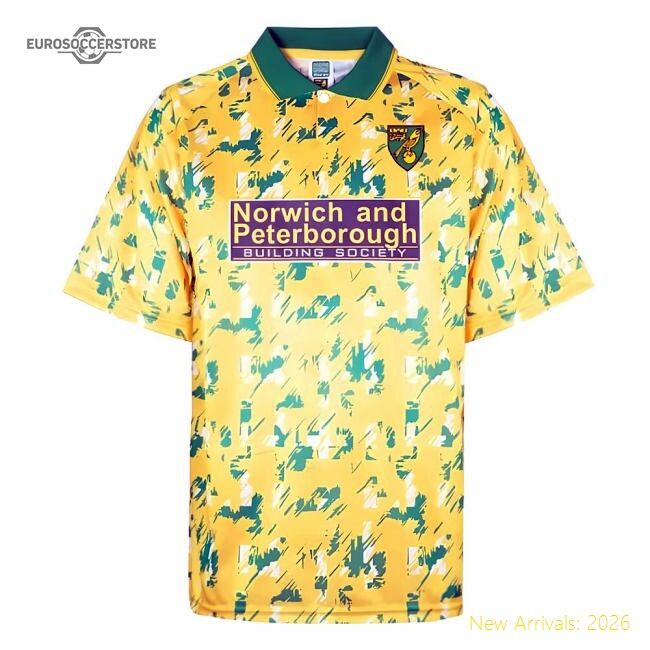 Elite Norwich City 1993 Home Retro Shirt (sherwood 4) - Authentic Design