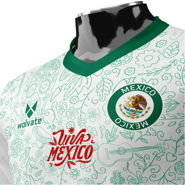 Climate-Control Championship Mexico Heritage Football Jersey (Wolvate)