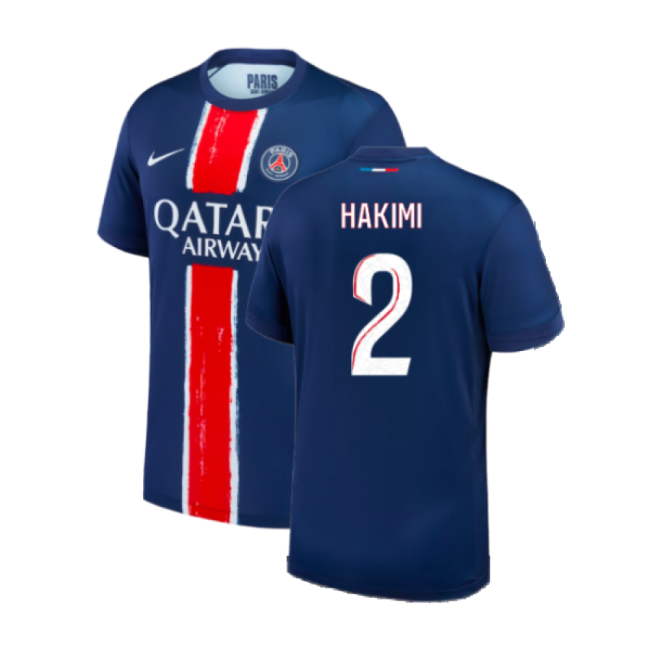 Hakimi 2 2024-2025 PSG Club Home Kit
