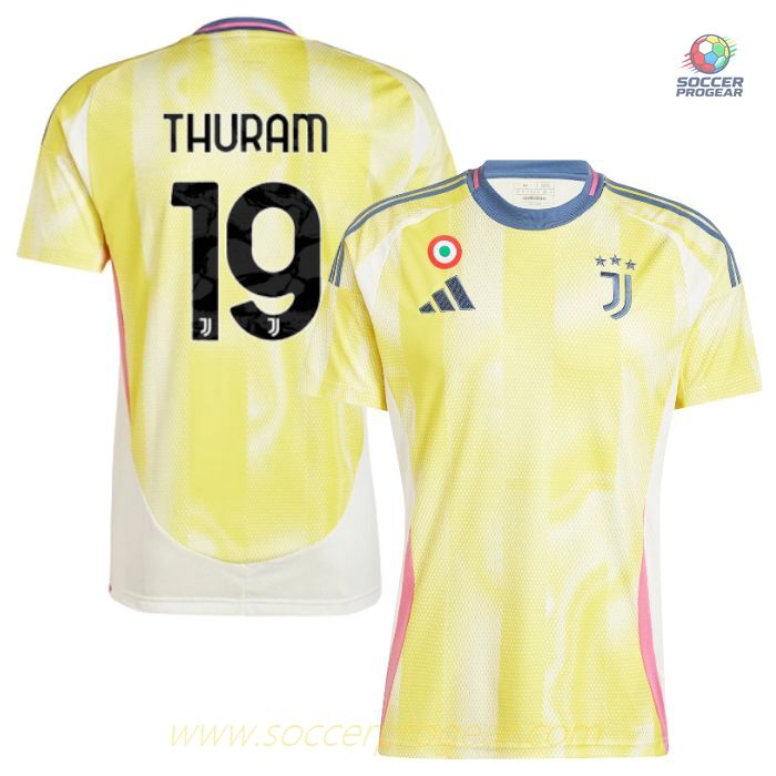 Juventus Away Football Jersey 2024/25 Collection Thuram