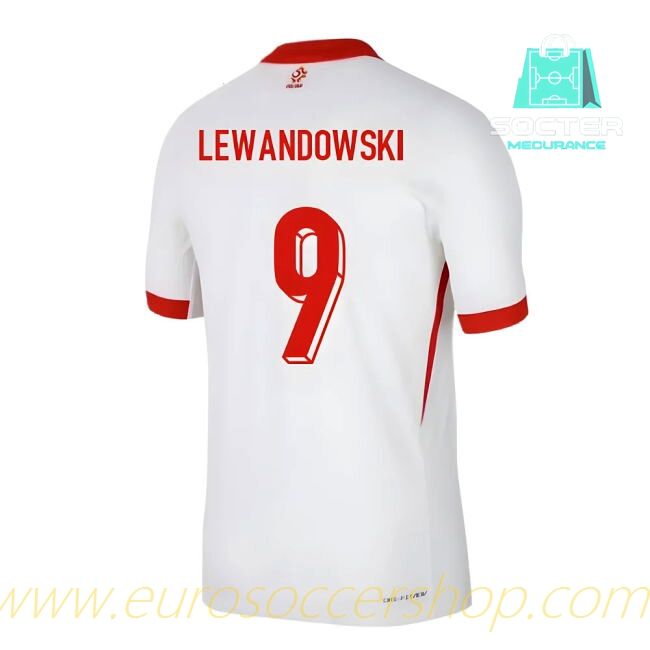 2024/25 Campaign Poland Home Jersey Youth (Lewandowski 9)