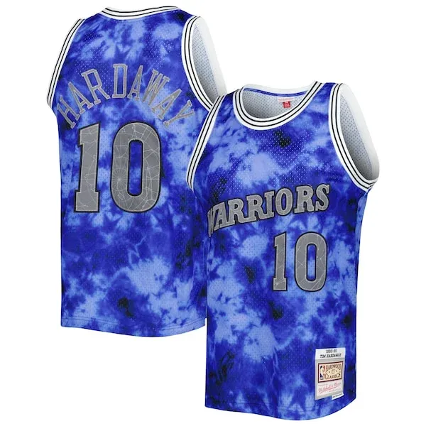 Tim Hardaway GSW Swingman Jersey - high-quality swingman-jersey - Blue