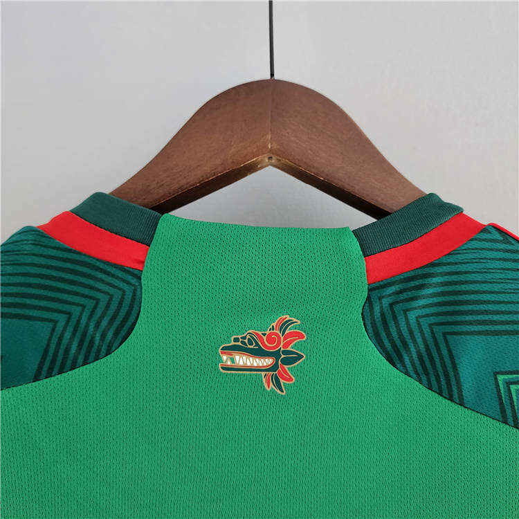 2022 MEXICO HOME GREEN SOCCER JERSEY FOOTBALL SHIRT - Official