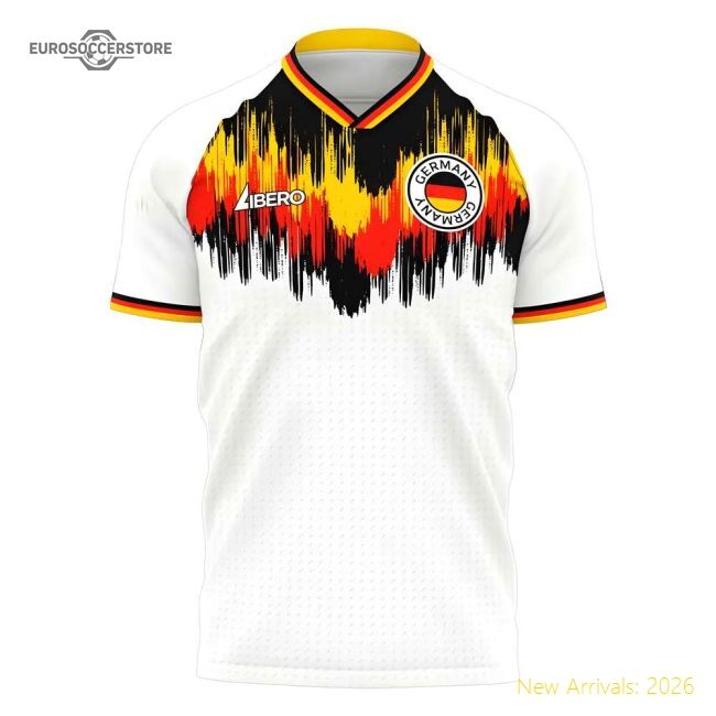 Durable Germany 2025-2026 Home Short Sleeve Jersey Timeless Breathability