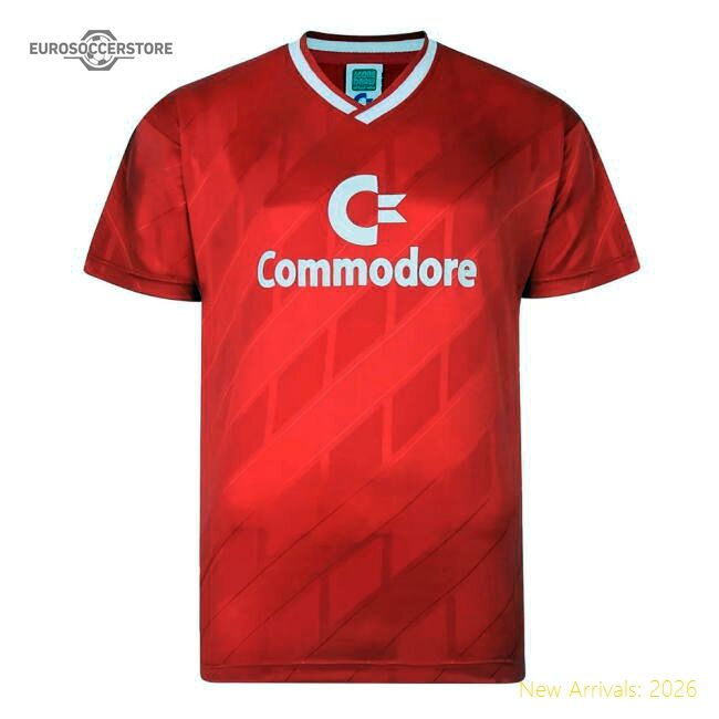 Exceptional Score Draw Bayern Commodore 1986 Trikot Retro Football