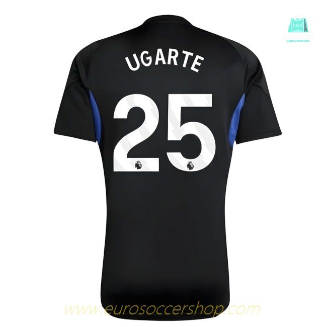 2025-2026 Man Utd EU Training Jersey (Black) - Kids (Ugarte 25)