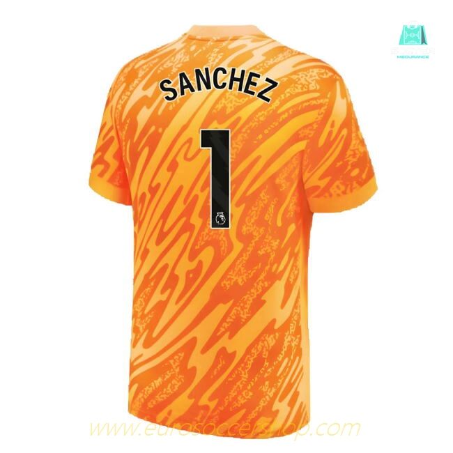 2024-2025 Chelsea Home Goalkeeper Shirt (Orange) - Kids (Sanchez 1)