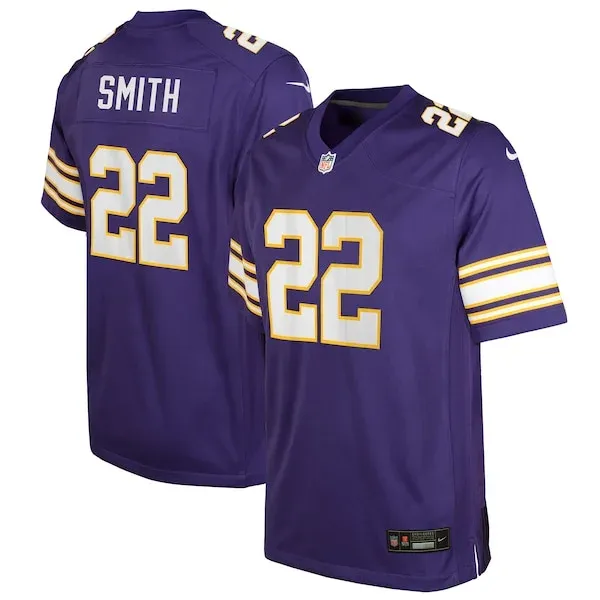 None Game Football Jersey - Purple S | NFL fan gear | NFL Football