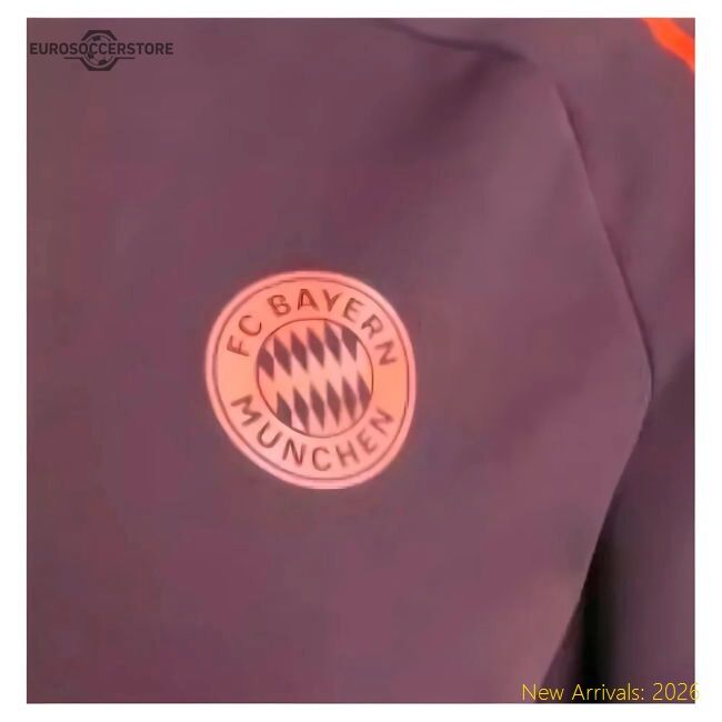 2024-2025 Bayern Munich Track Jacket (shadow Maroon) - Concept Creation