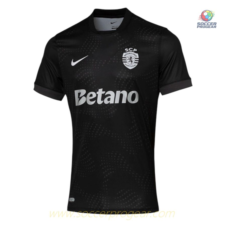 Sporting Children Away Football Soccer Jersey Team Jersey 2025-2026 Season Black