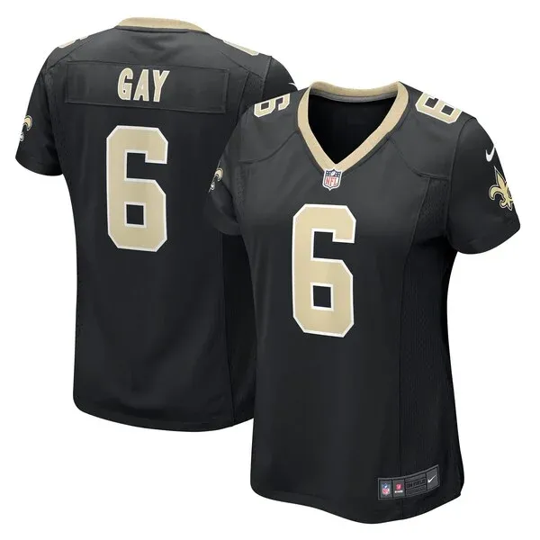 New Orleans Saints Game NFL Jersey - Black | Authentic Football App...