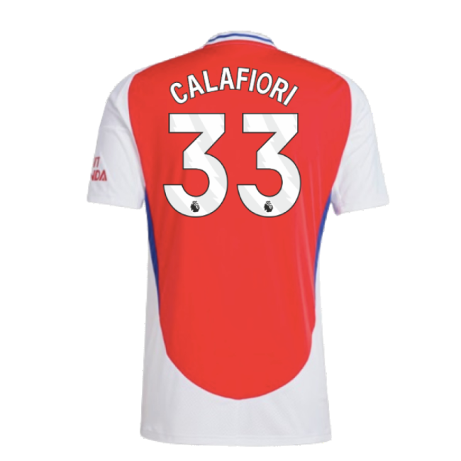 Arsenal Arsenal Home Shirt Calafiori #33 Durable Material Replica ...