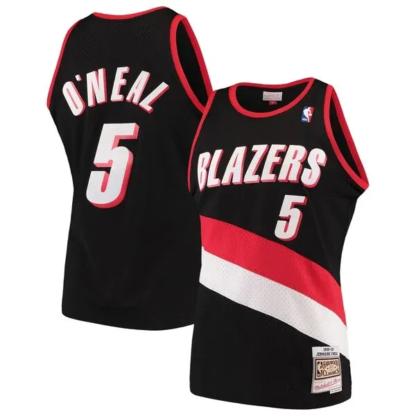 Jermaine O'Neal POR Swingman Jersey - genuine player-jersey - Black