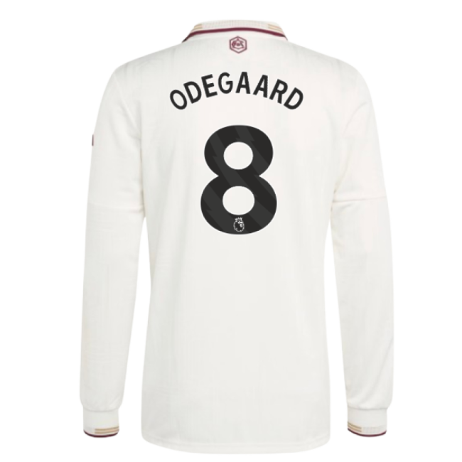 2025-20 Arsenal Third Football Kit Odegaard Printing L S