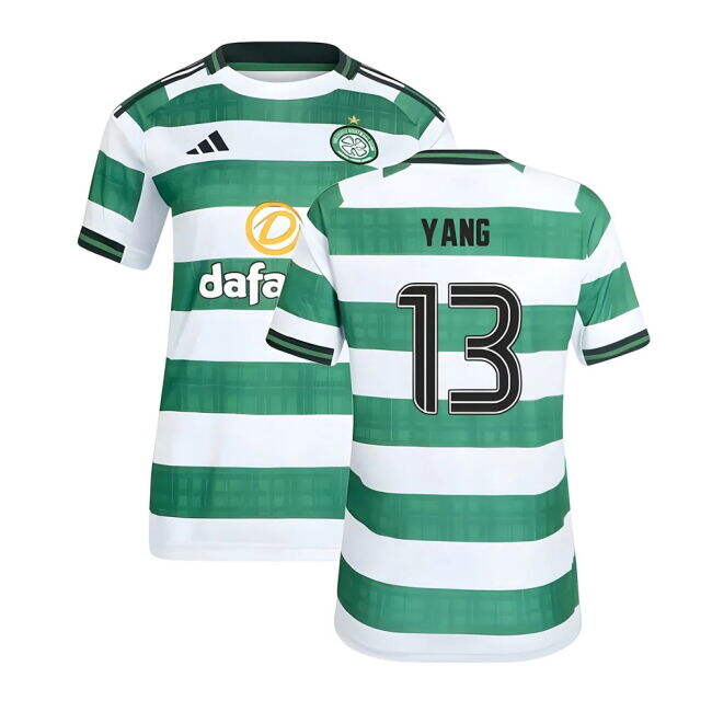 Dedicated Green And White Hoops Yang #13 Professional Grade 2025-20...