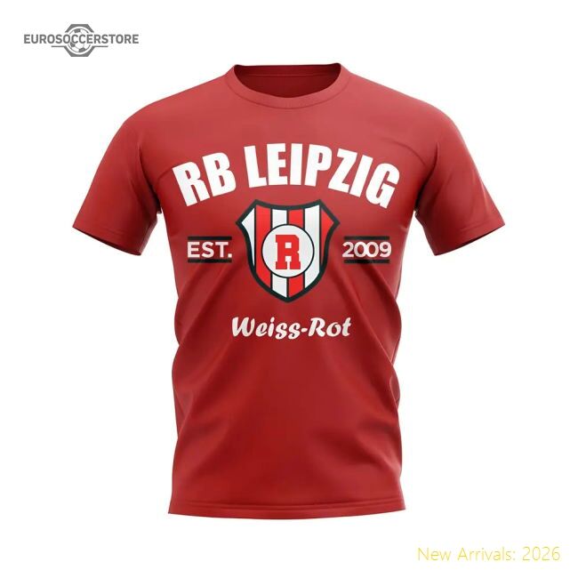 High-Quality Rb Leipzig Established Football T-Shirt (Red)