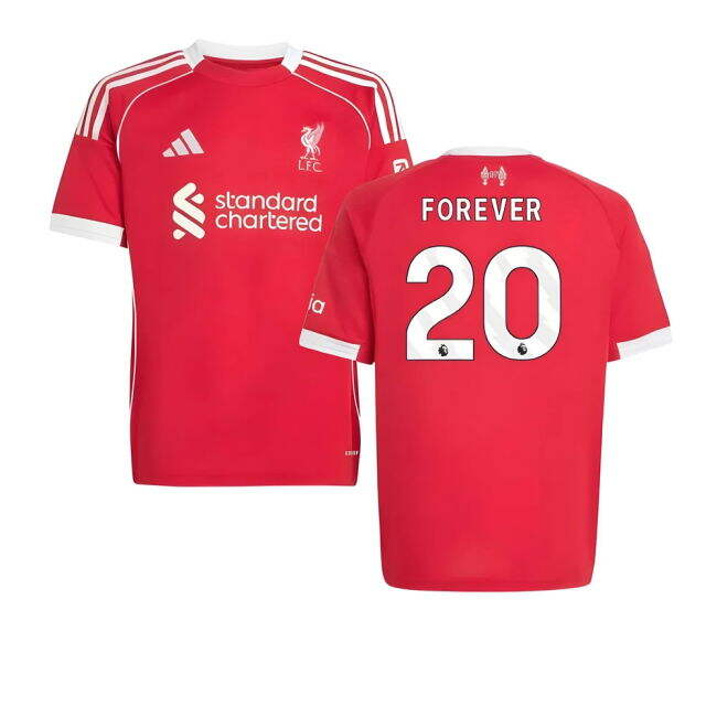 Liverpool Liverpool Home Shirt Kids Forever #20 Durable Material F...