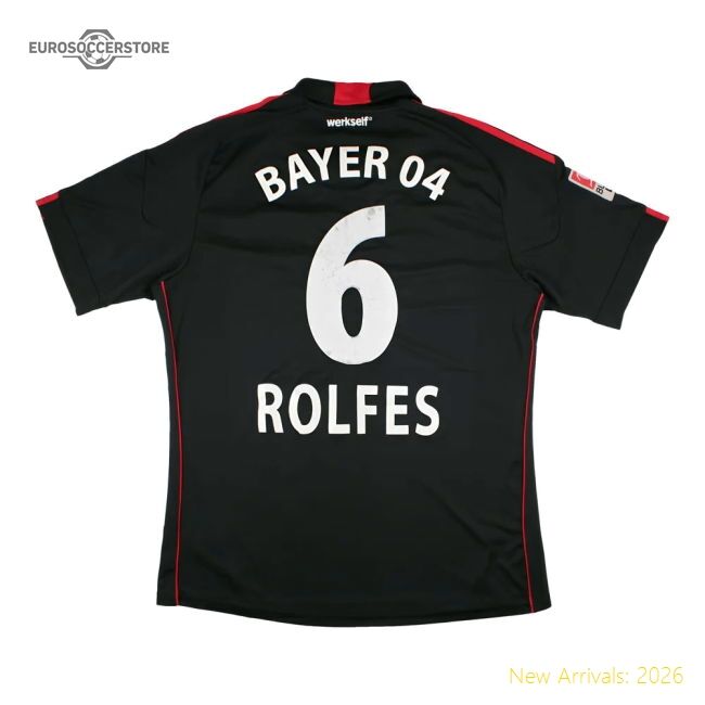 Bayer Leverkusen 2010-11 Home Kit (xl) Rolfes 6 (very Good)