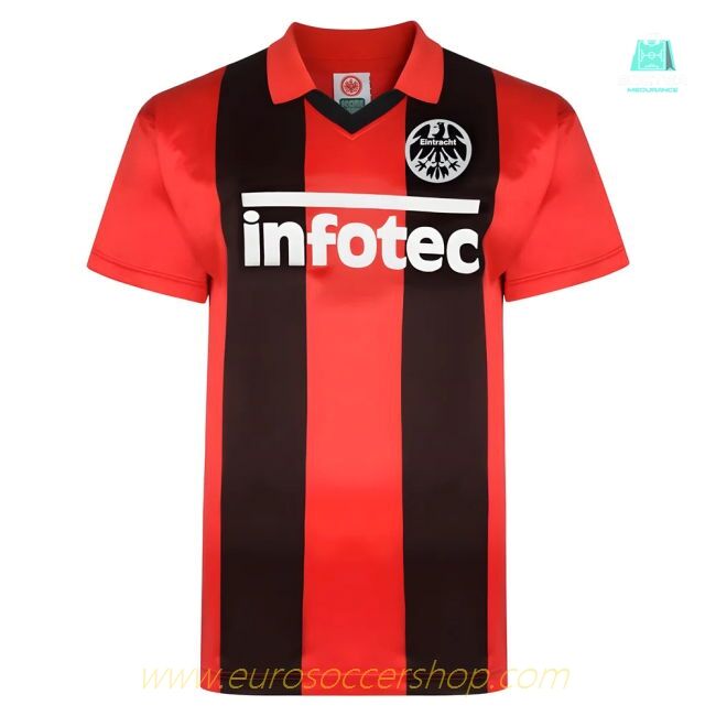 Score Draw Eintracht Frankfurt 1982 Retro Football Shirt