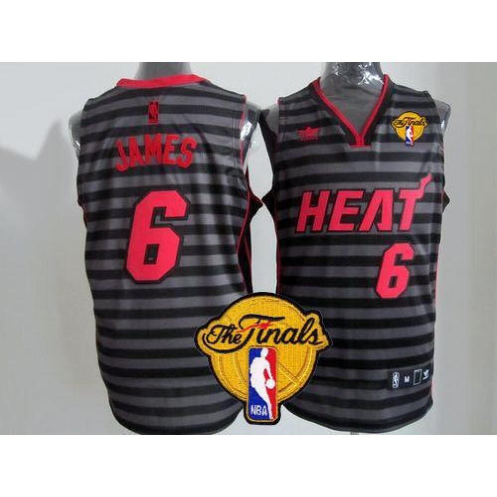Collector's Item Professional Men's MIA #6 LeBron Black Basketball Jersey